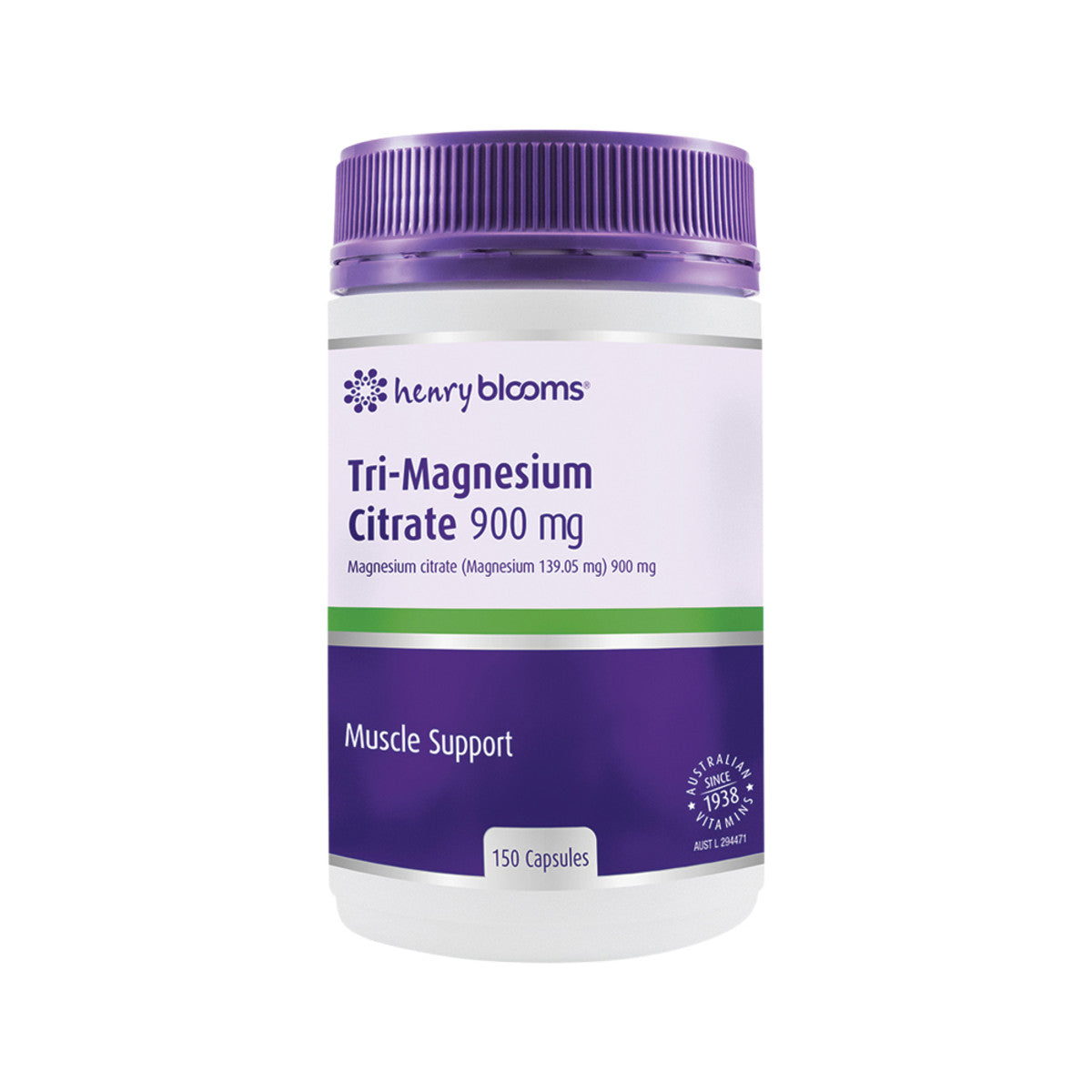 Henry Blooms - Tri Magnesium Citrate 900mg