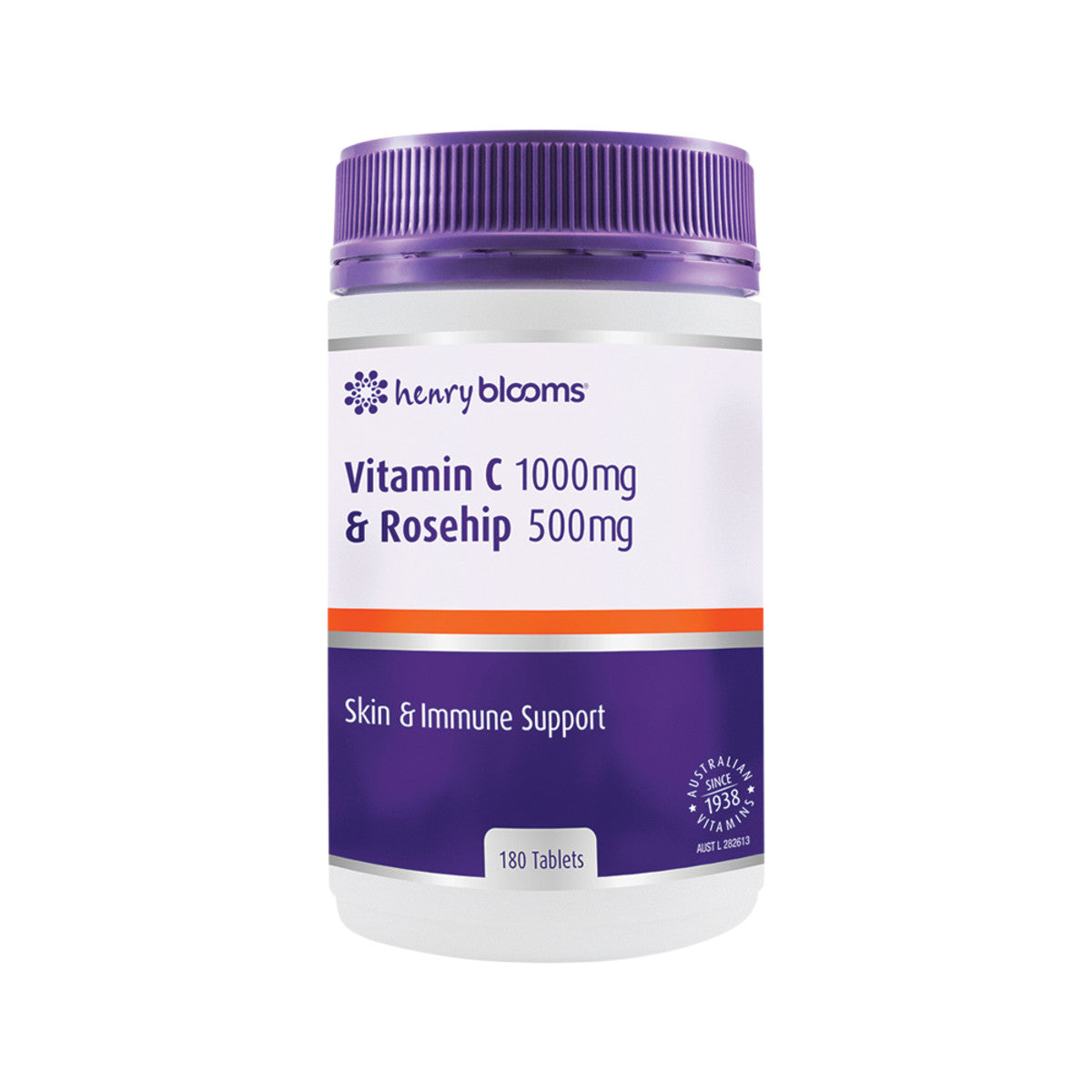 Henry Blooms - Vitamin C 1000mg & Rosehip 500mg