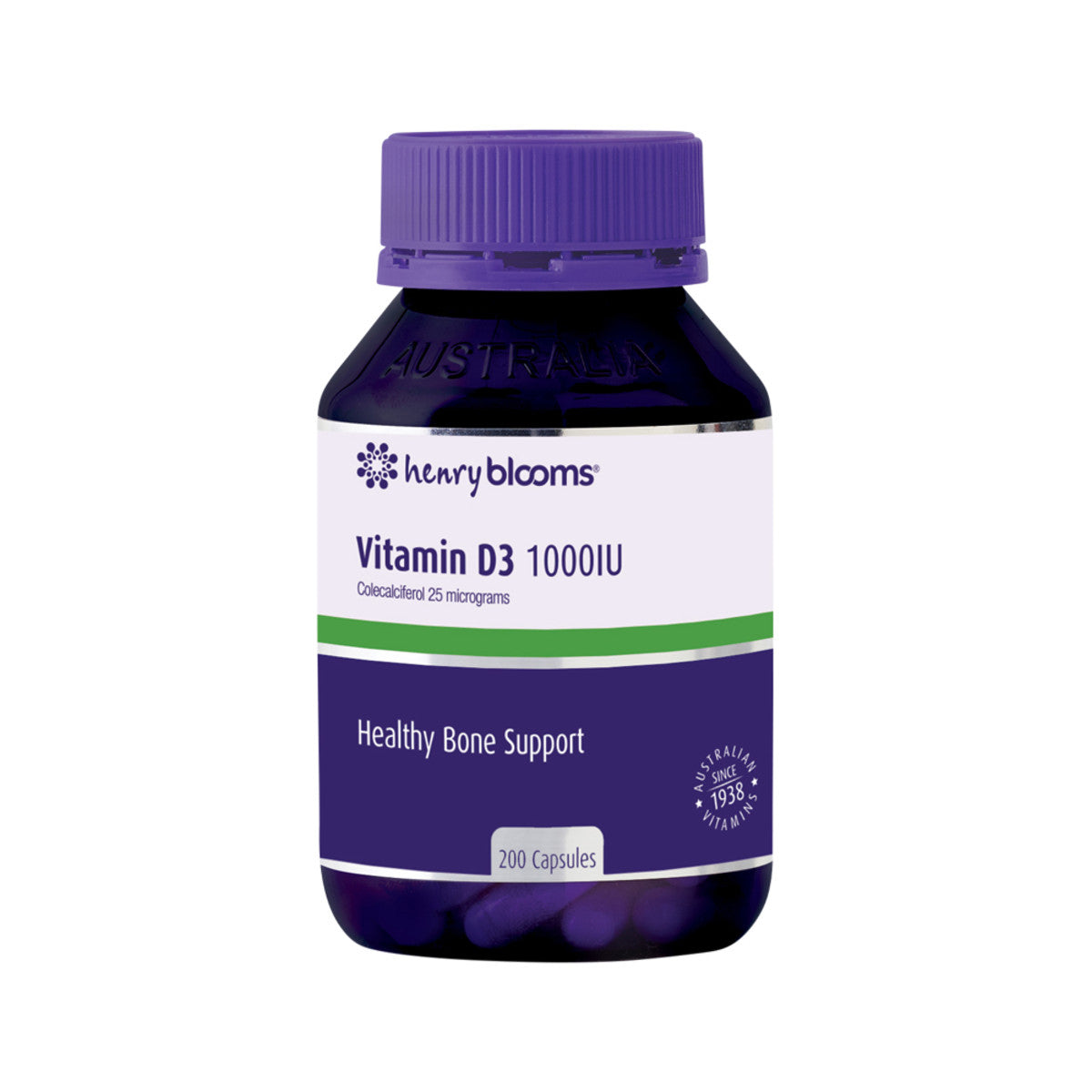 Henry Blooms - Vitamin D3 1000 IU