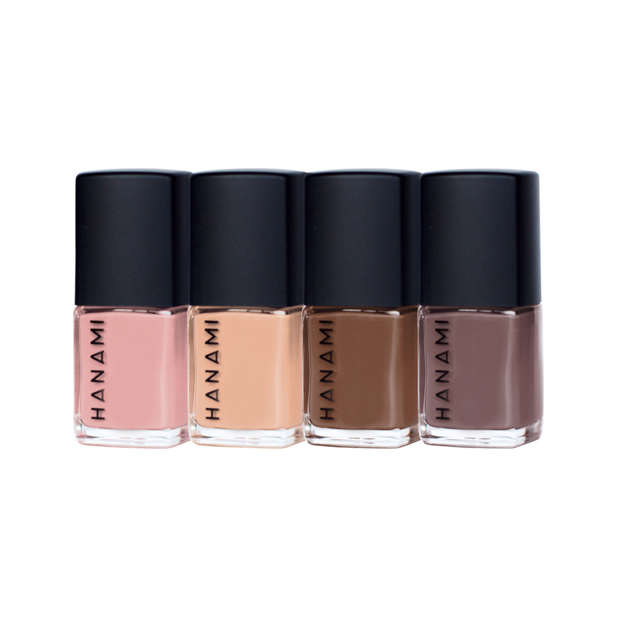 Hanami - Nail Polish Collection Mocha 9ml x 4 Pack