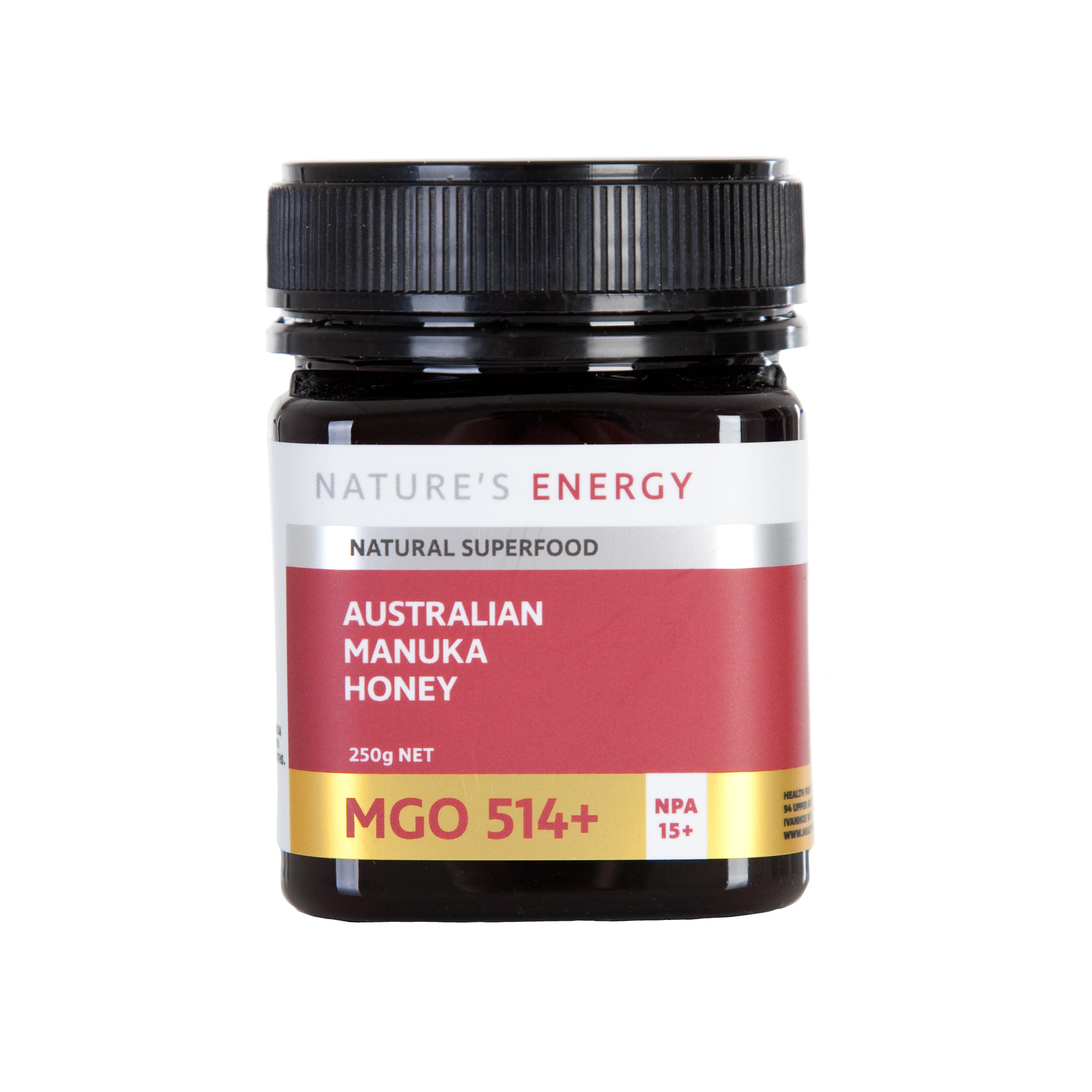 Nature's Energy - Australian Manuka Honey MGO 514+