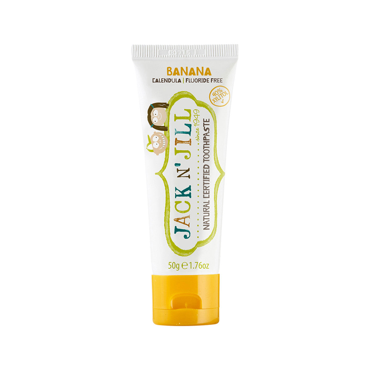 Jack N' Jill - Natural Toothpaste with Calendula (Fluoride Free) Banana