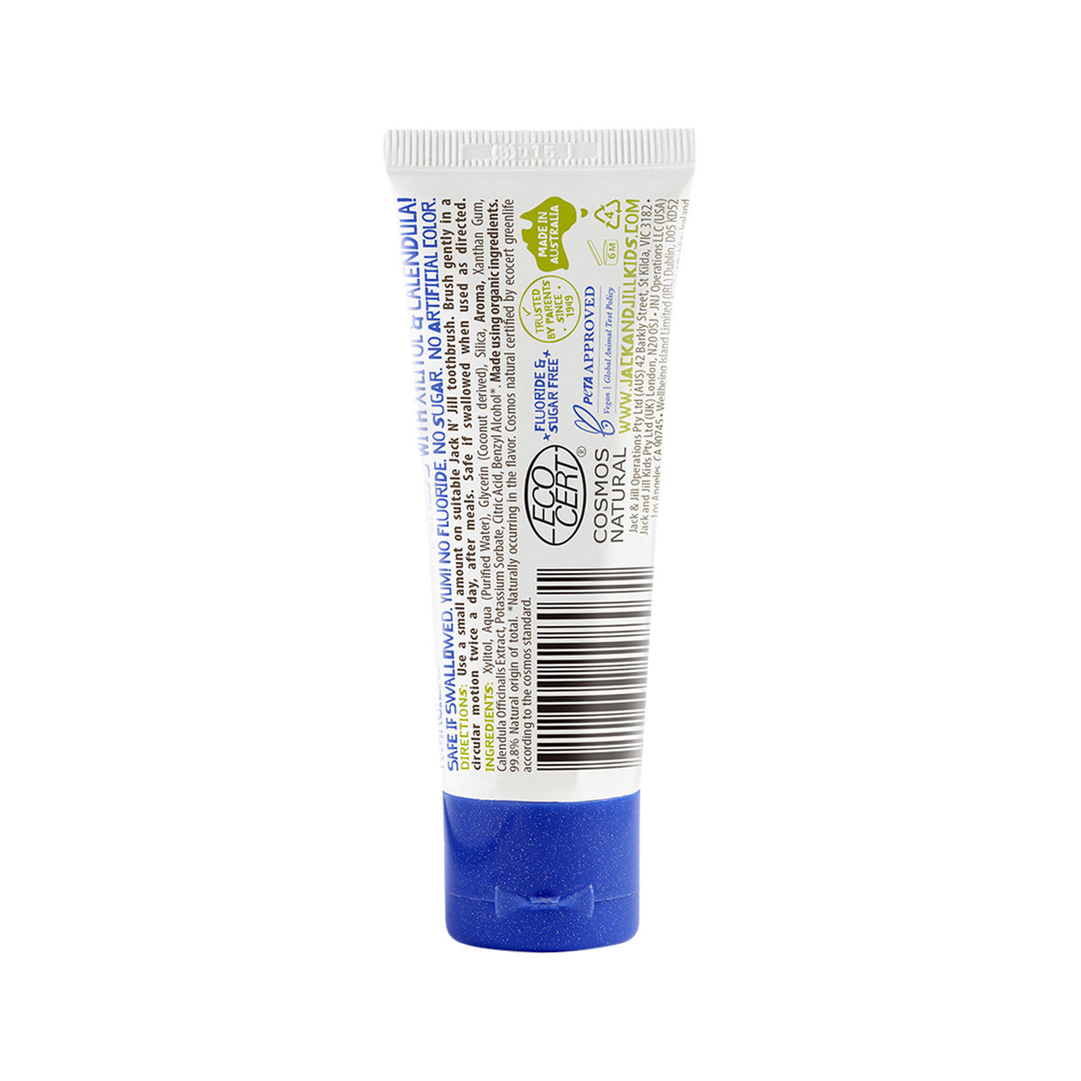 Jack N' Jill - Natural Toothpaste with Calendula Bubblegum