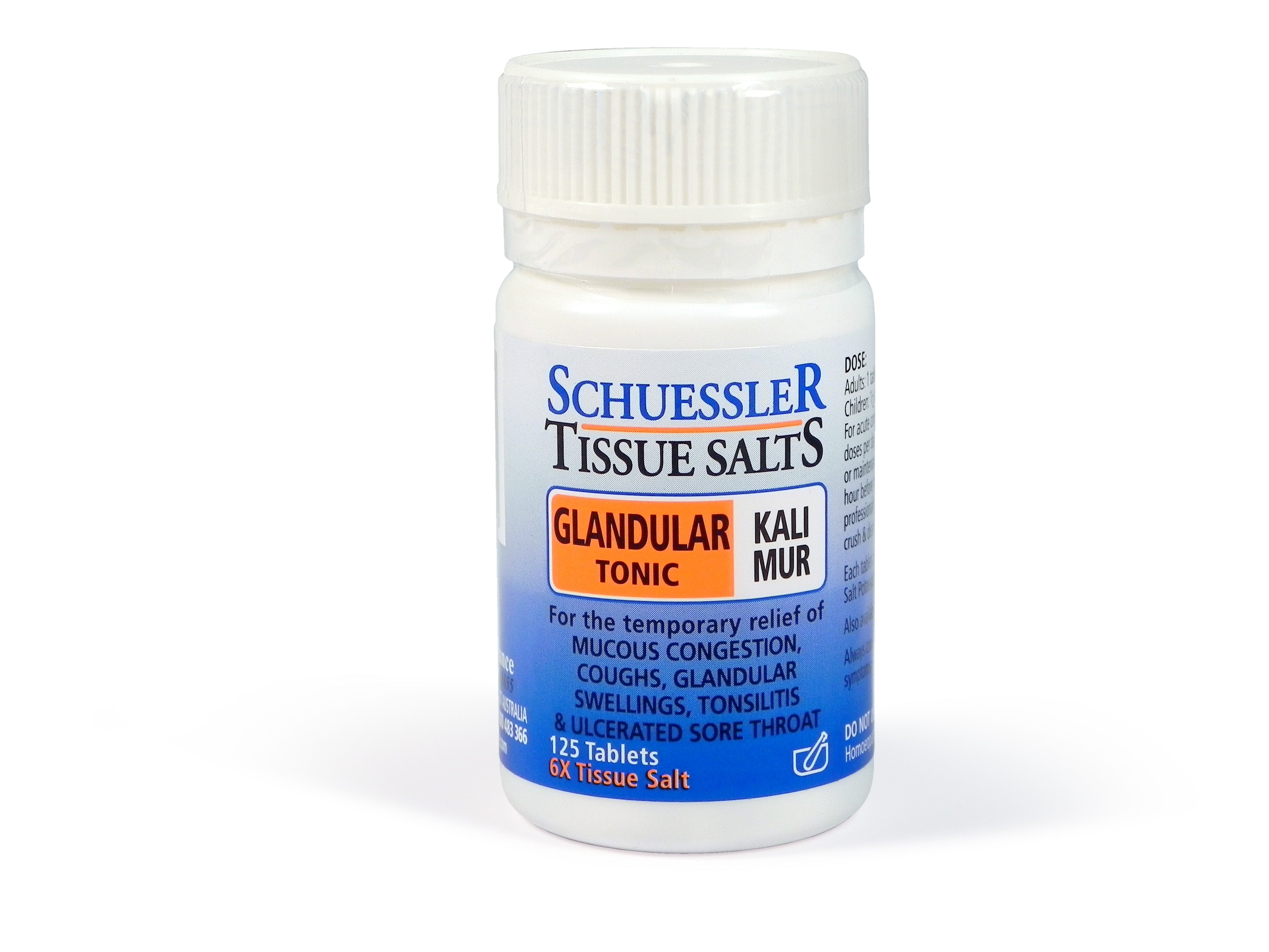 Schuessler Tissue Salts - Kali Mur (Glandular Tonic)