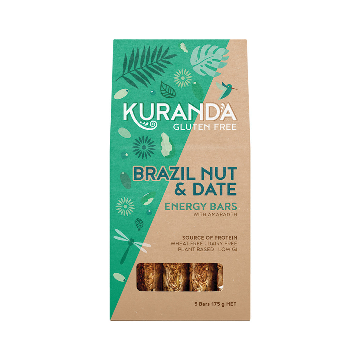 Kuranda - Gluten Free Energy Bars Brazil Nut and Date 35g