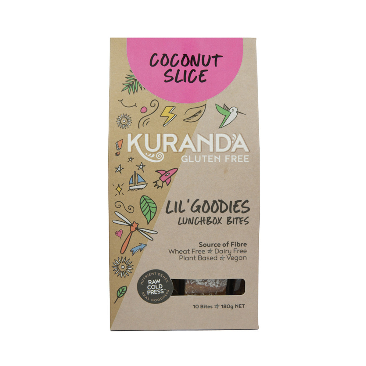 Kuranda - Gluten Free Lil Goodies Lunch Bites Coconut Slice 18g
