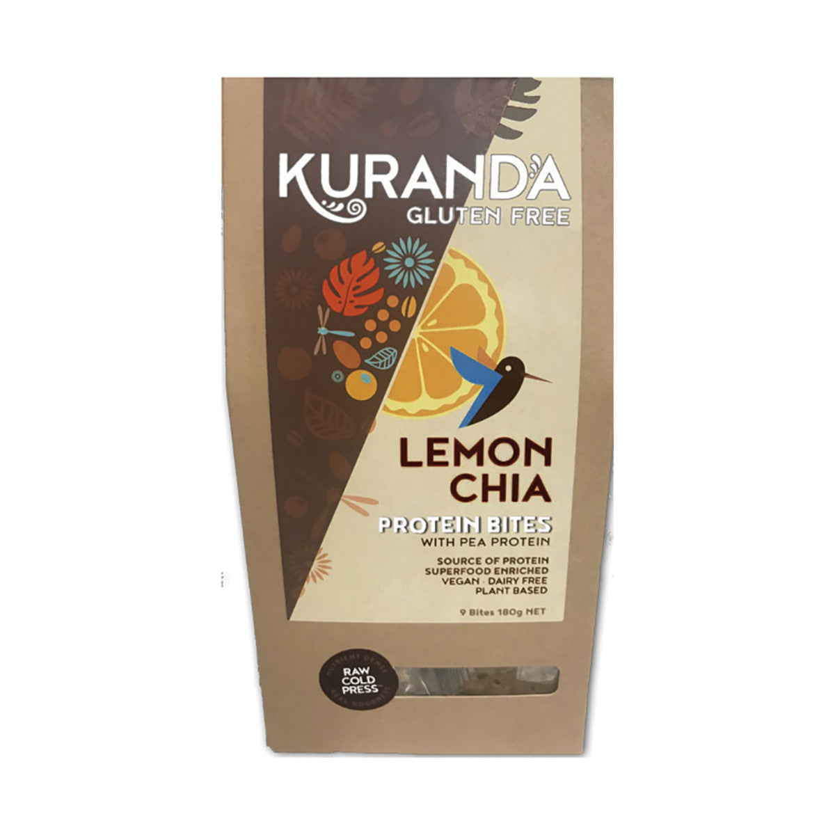 Kuranda - Gluten Free Protein Bites Lemon Chia 20g