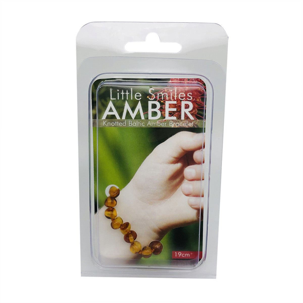 Little Smiles Amber Adult Bracelet (19cm) Brown