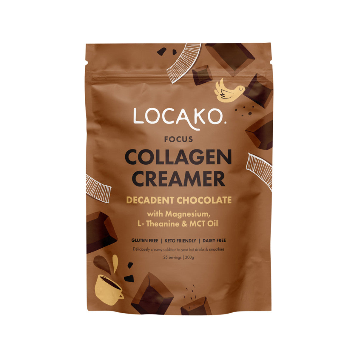 Locako - Collagen Creamer Focus (Decadent Chocolate)