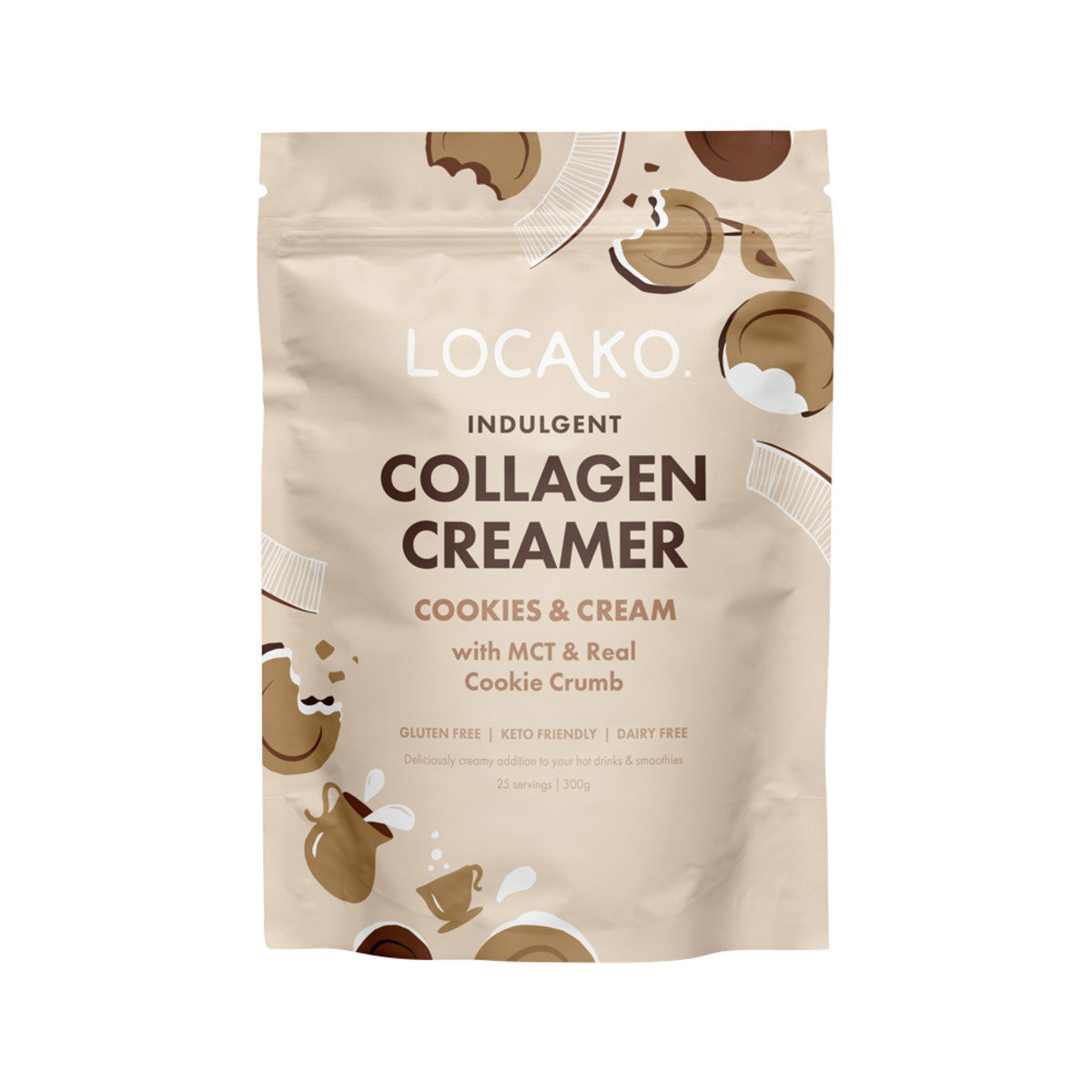 Locako - Collagen Creamer Indulgent (Cookies and Cream)