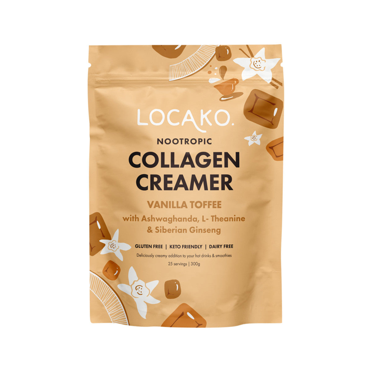 Locako - Collagen Creamer Nootropic (Vanilla Toffee)