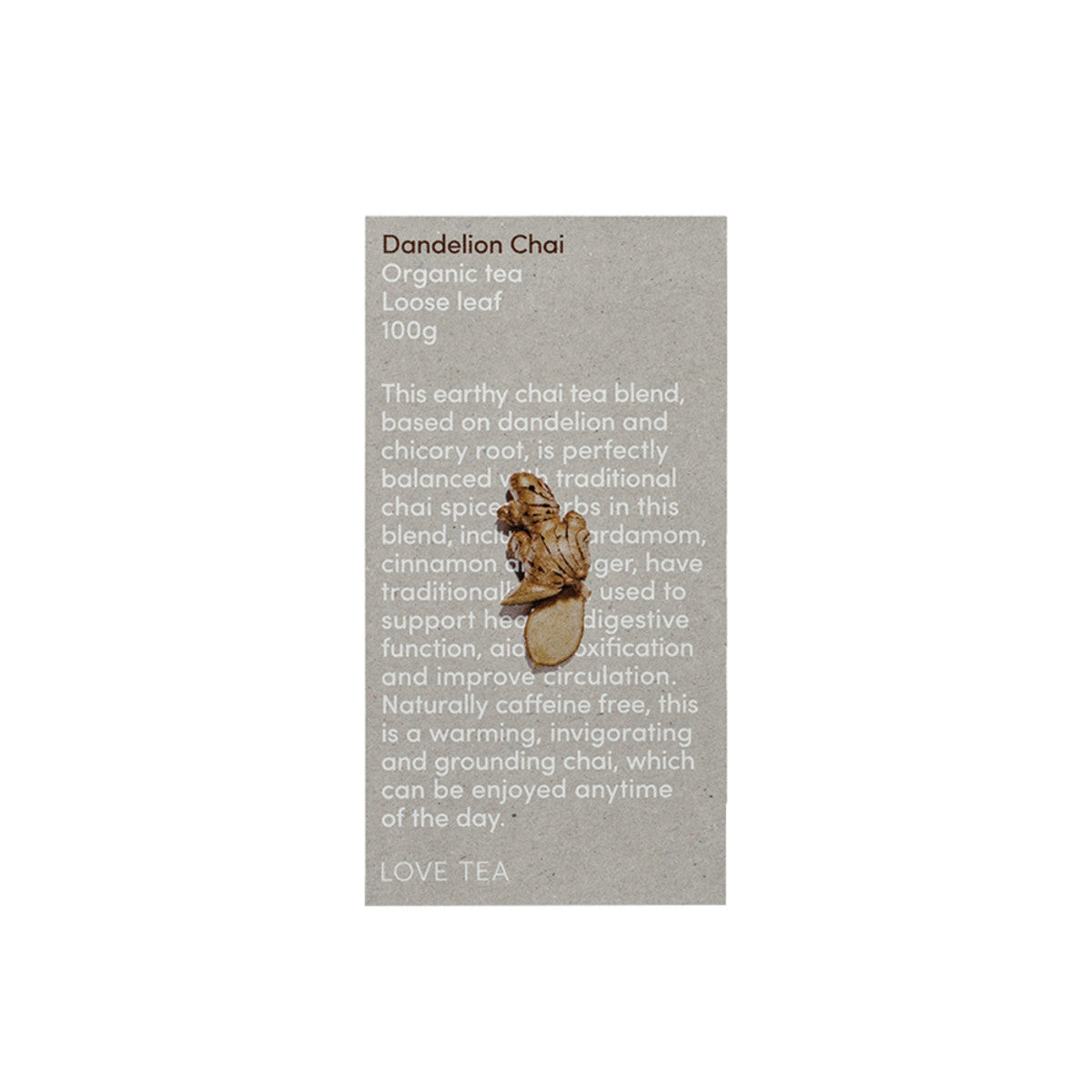 Love Tea - Organic Dandelion Chai Loose Leaf