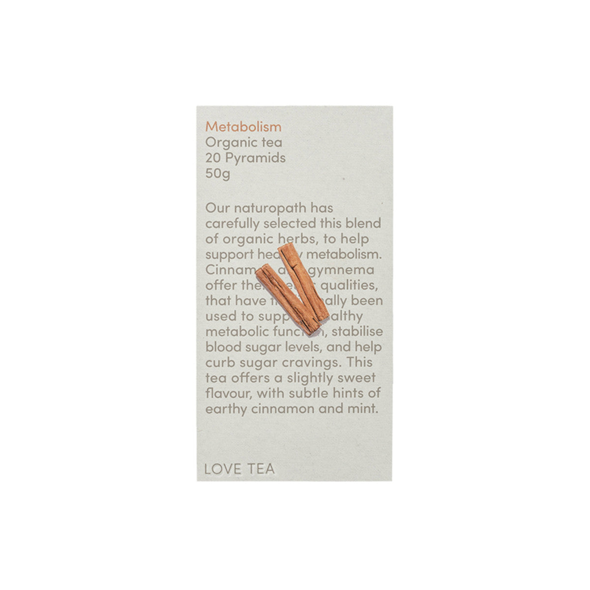 Love Tea - Organic Metabolism Tea Bags