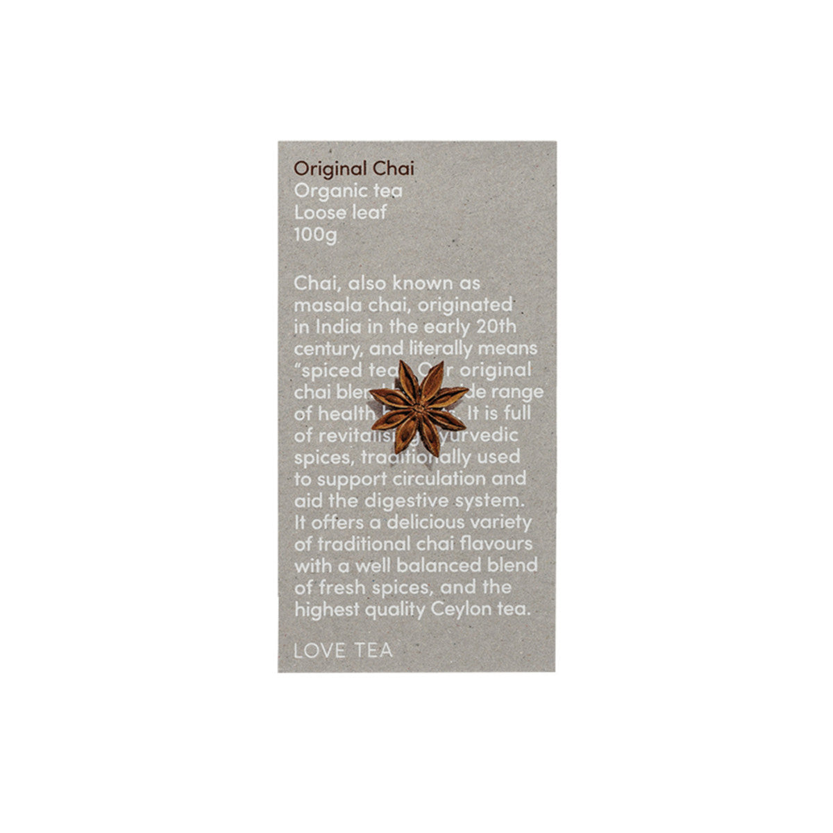 Love Tea - Organic Original Chai Loose Leaf