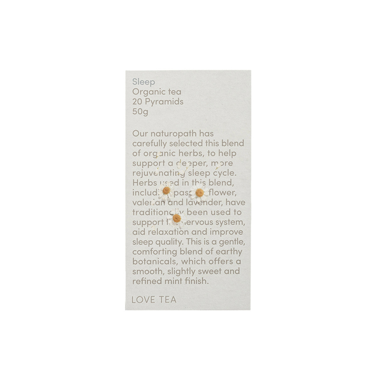 Love Tea - Organic Sleep Tea Bags