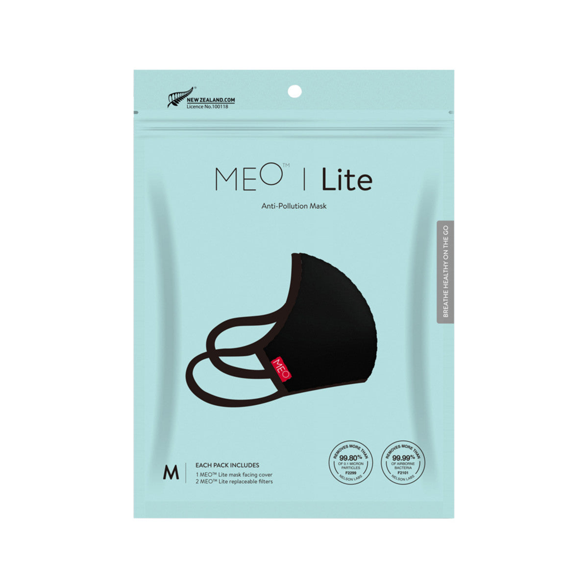 MEO - Lite Face Mask Black