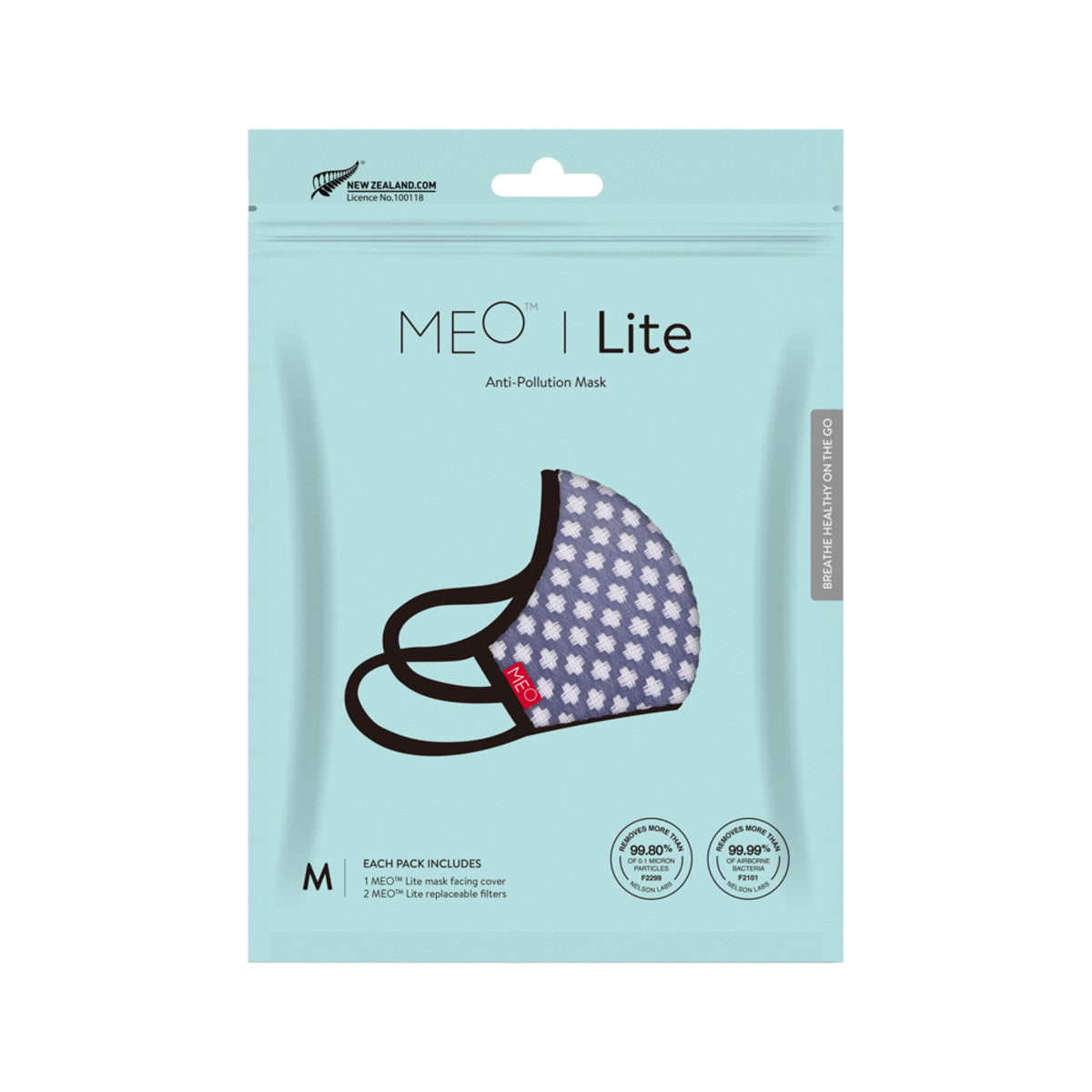 MEO - Lite Face Mask Blue Stitch