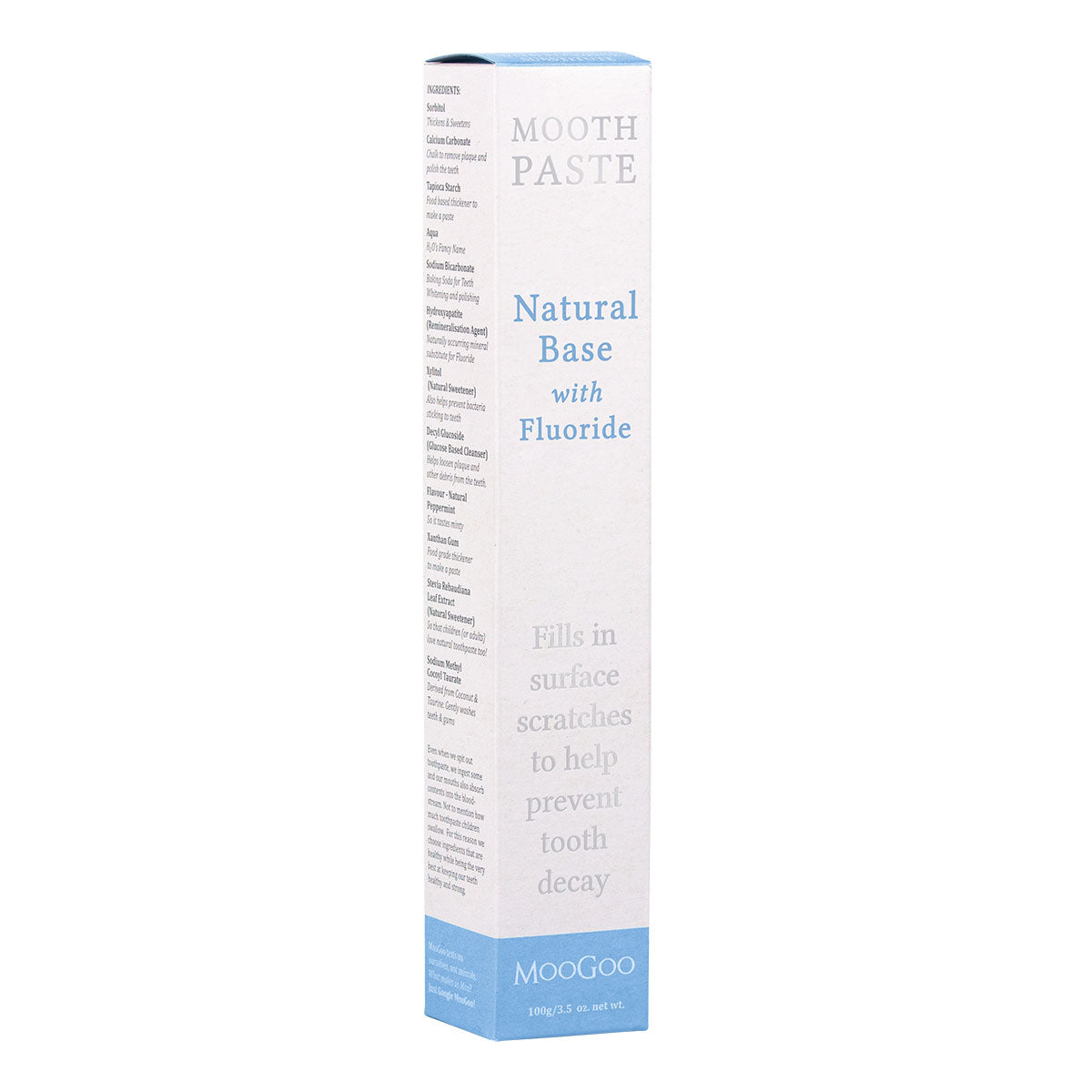 MooGoo - Moothpaste - Natural Base with Fluoride