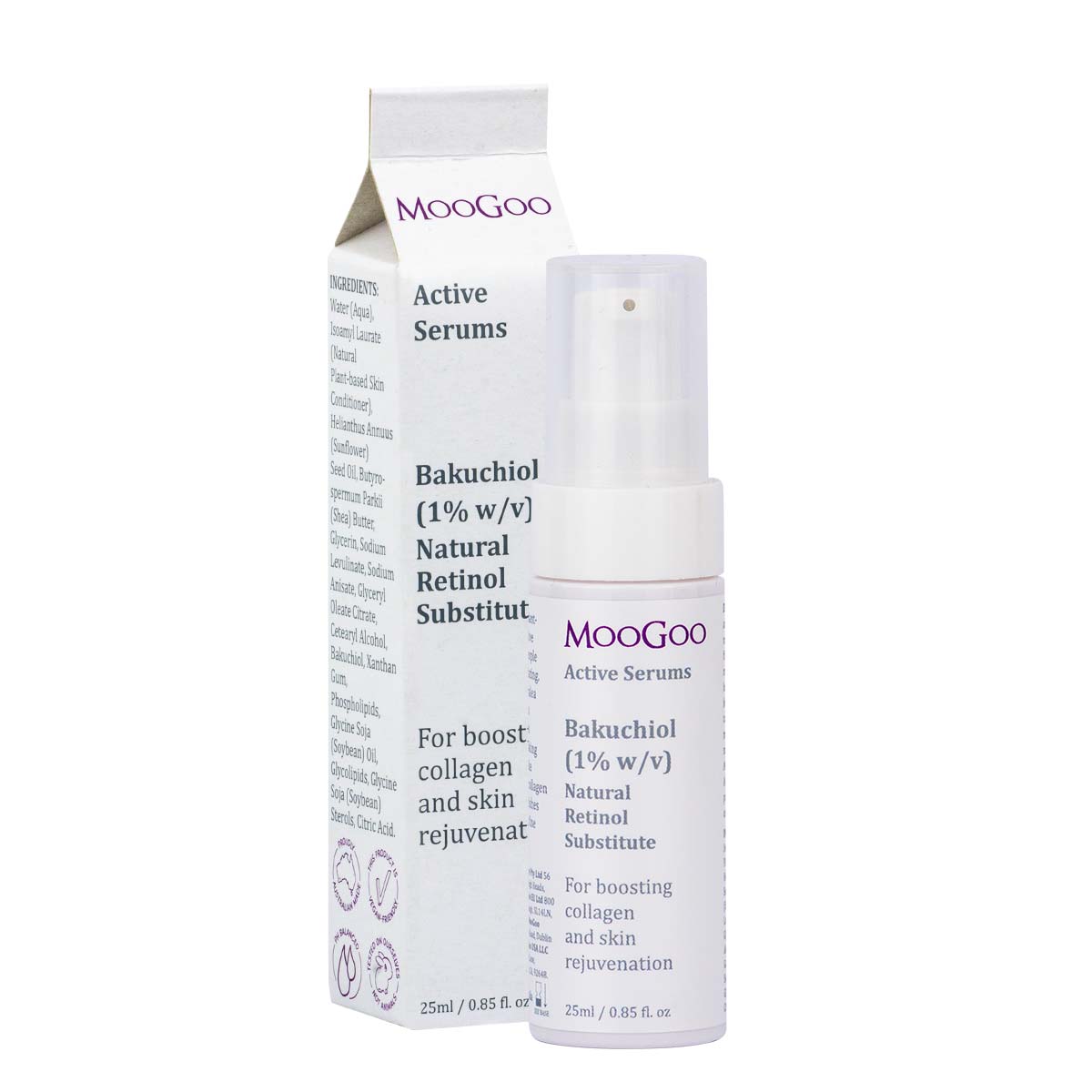 MooGoo - Bakuchiol (1%w/v) Natural Retinol Substitute Active Serum