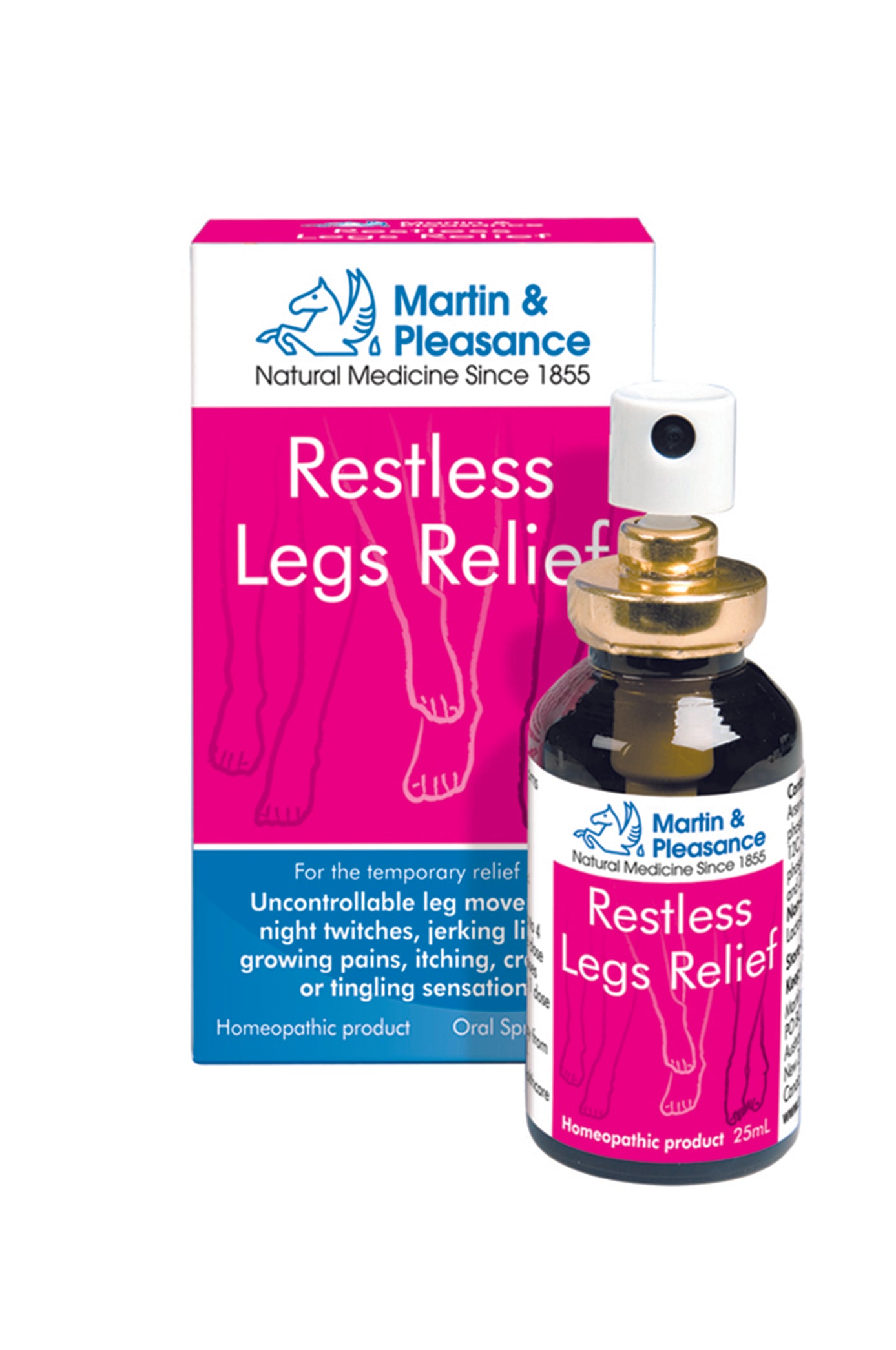 Martin & Pleasance - Homoeopathic Complexes Restless Legs Relief Spray