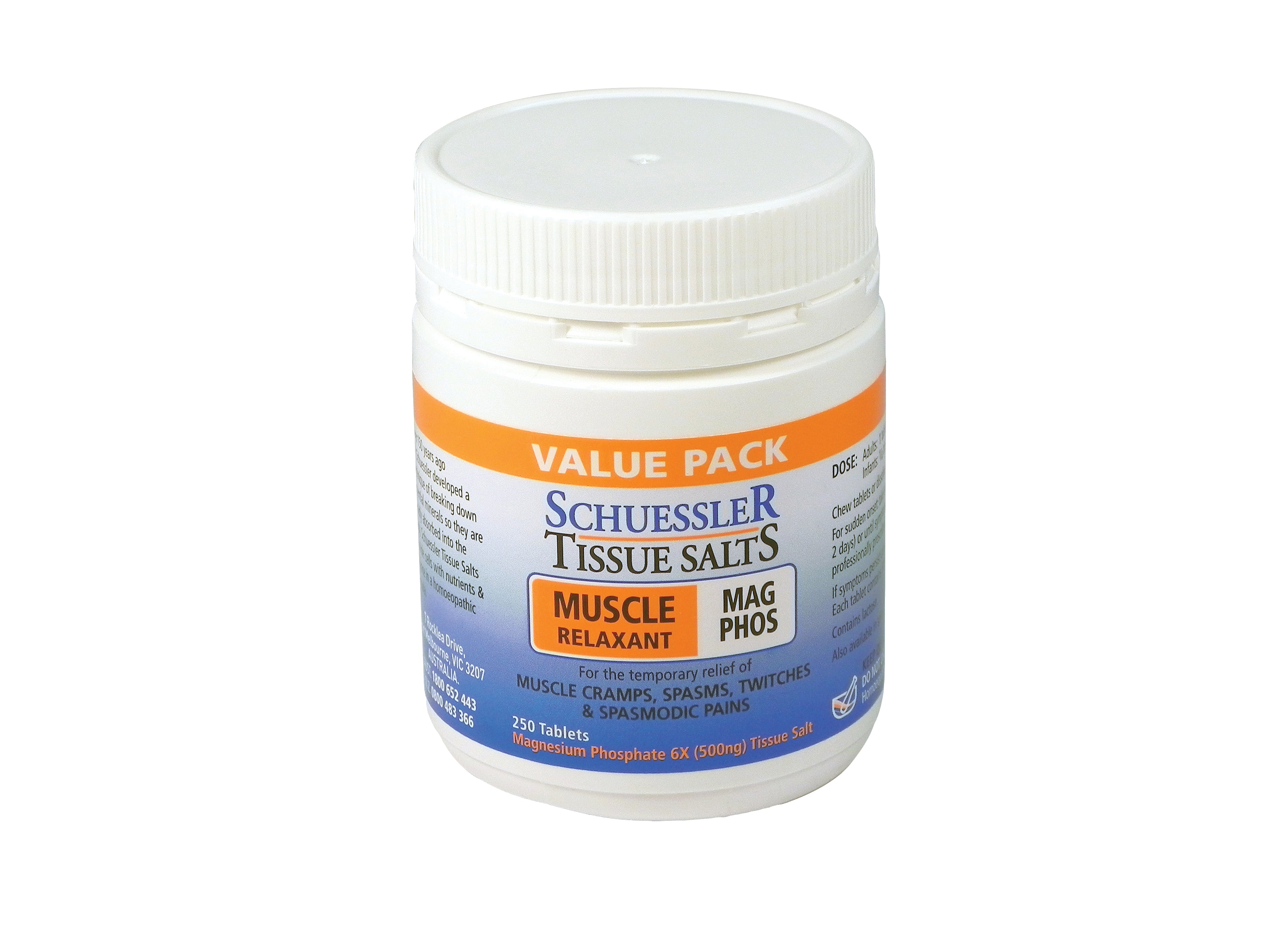 Schuessler Tissue Salts - Mag Phos (Muscle Relaxant)