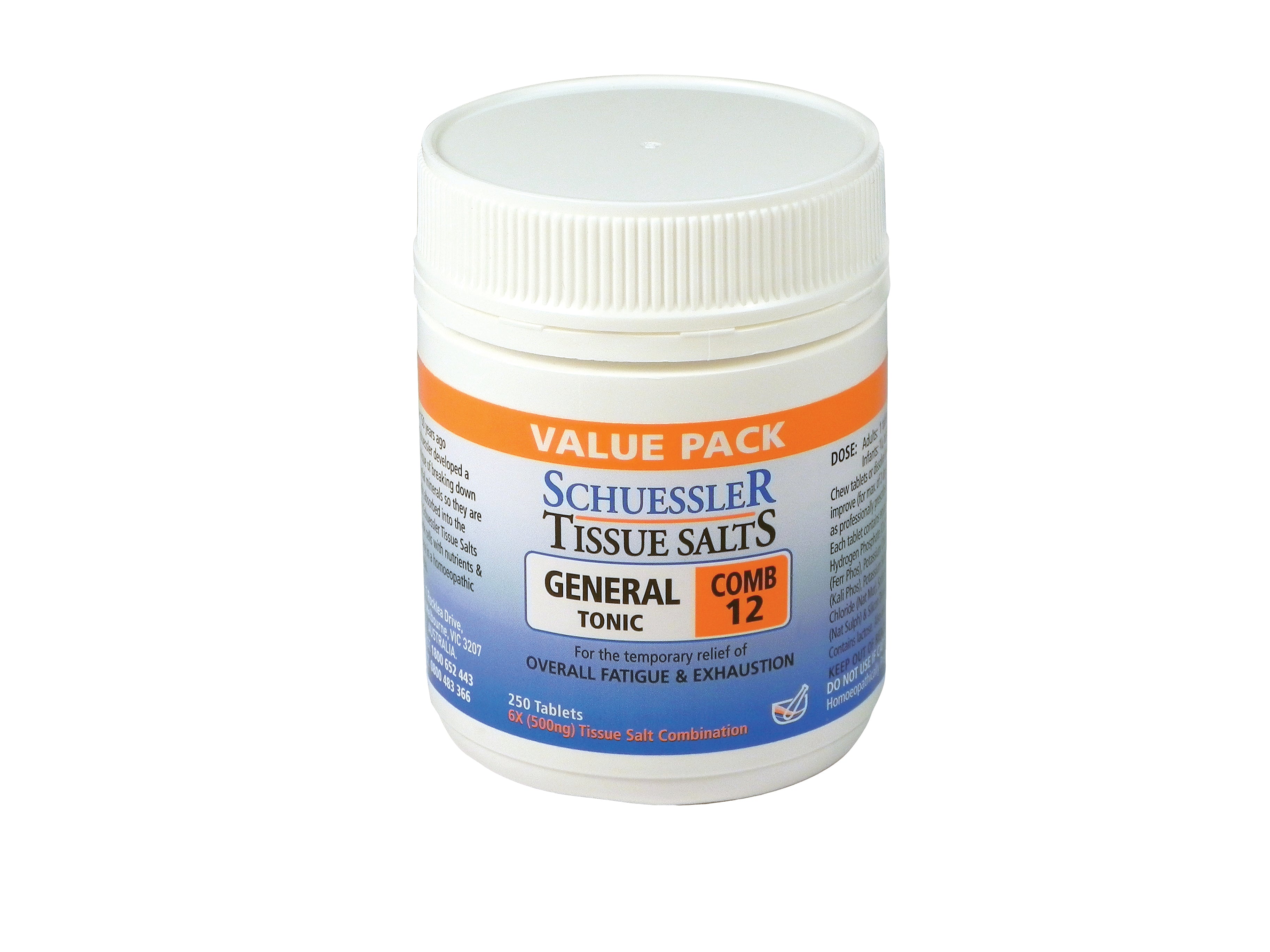 Schuessler Tissue Salts - Comb 12 (General Tonic)