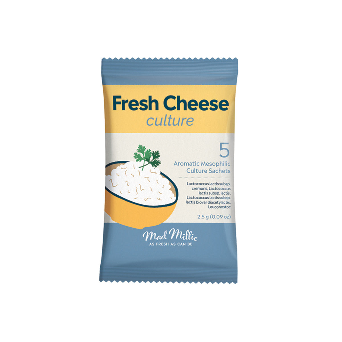 Mad Millie - Fresh Cheese Culture (Arom Mesophilic) Sachets x5Pk