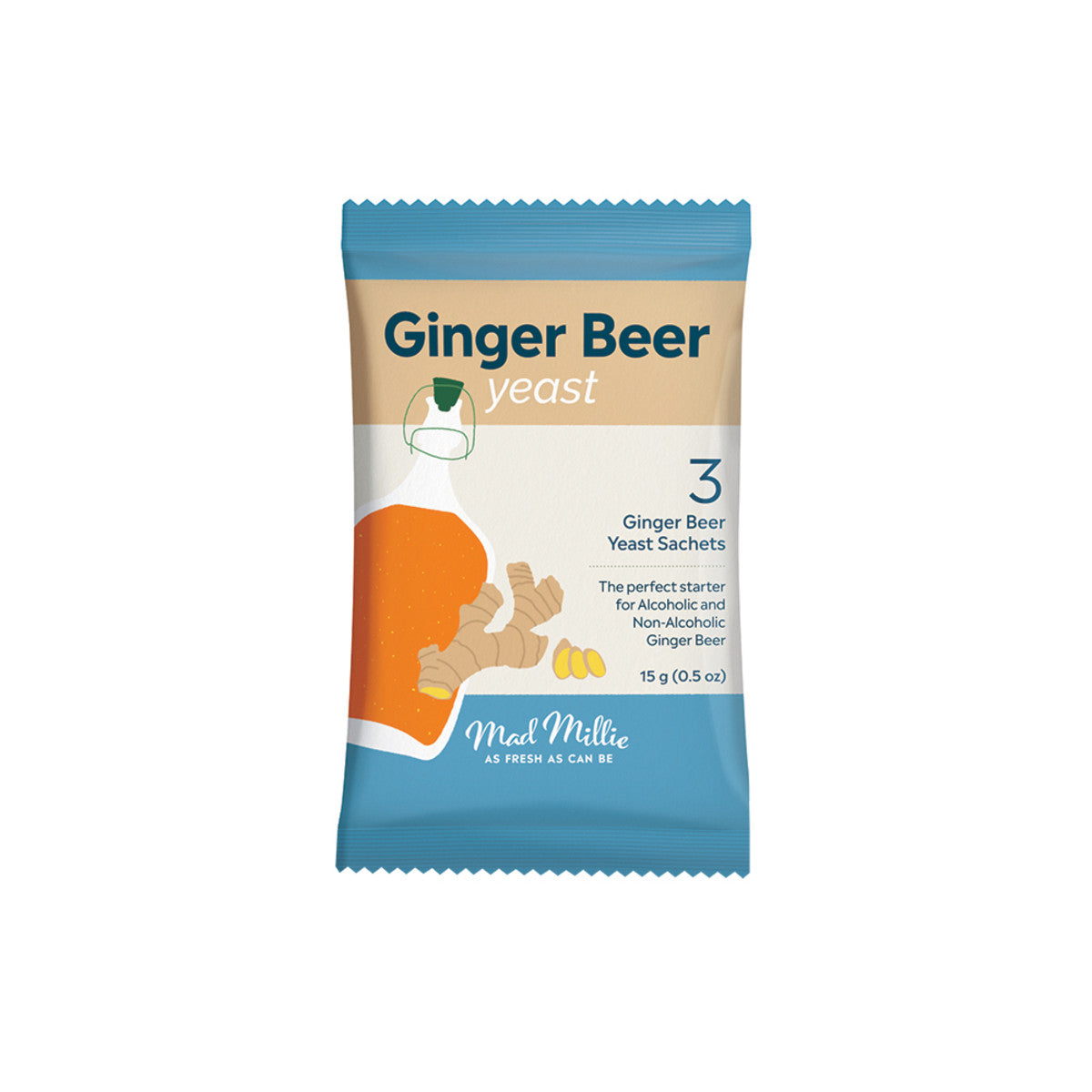 Mad Millie - Ginger Beer Yeast 5g x 3 Pack