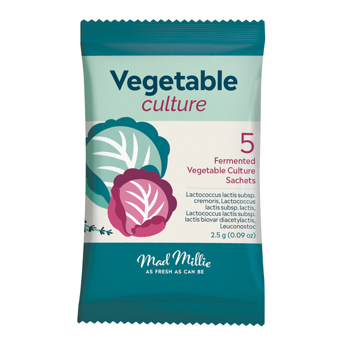 Mad Millie - Vegetable Culture (Fermented) Sachets x 5 Pack