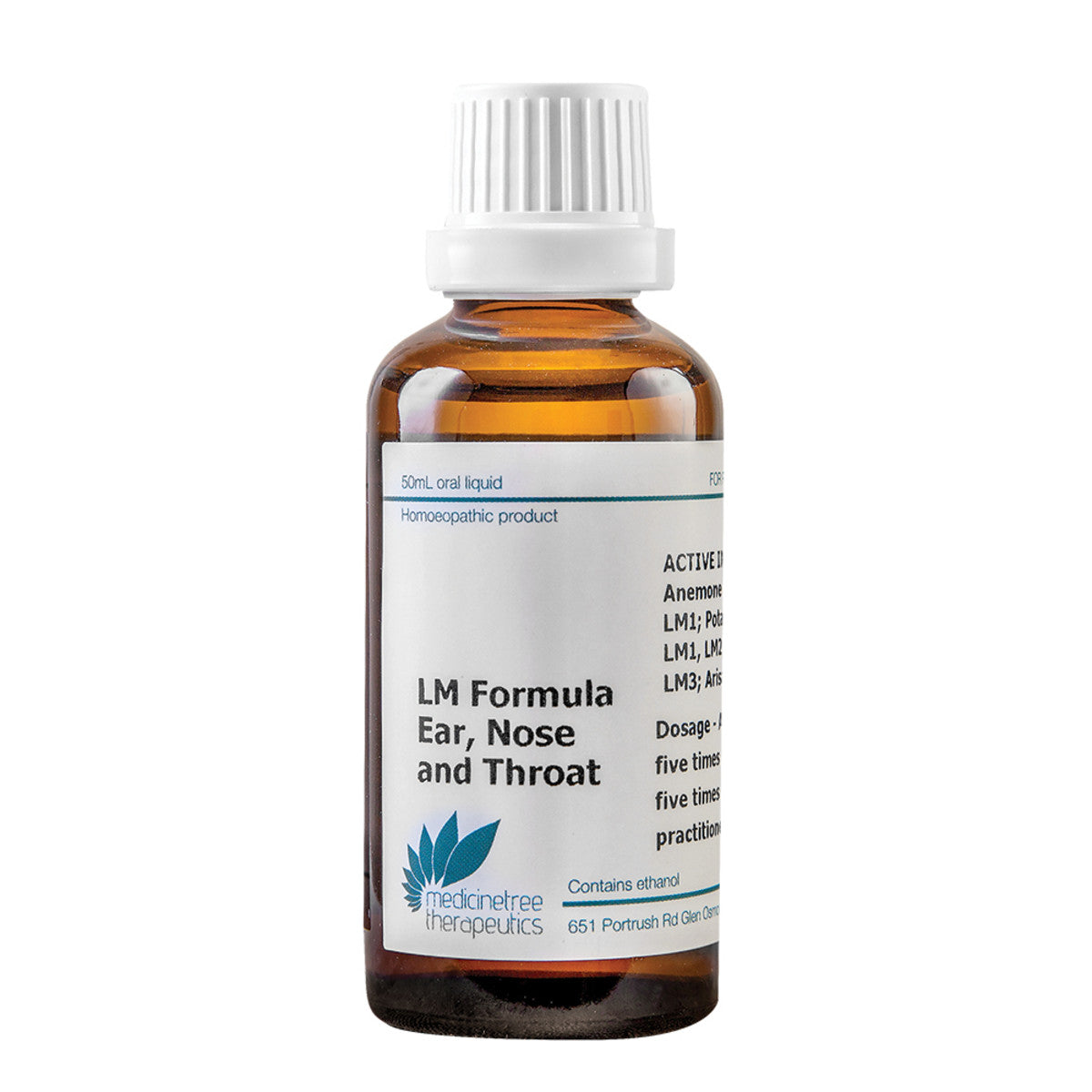 Medicine Tree - Therapeutics LM Formula Ear Nose & Throat Oral Liquid