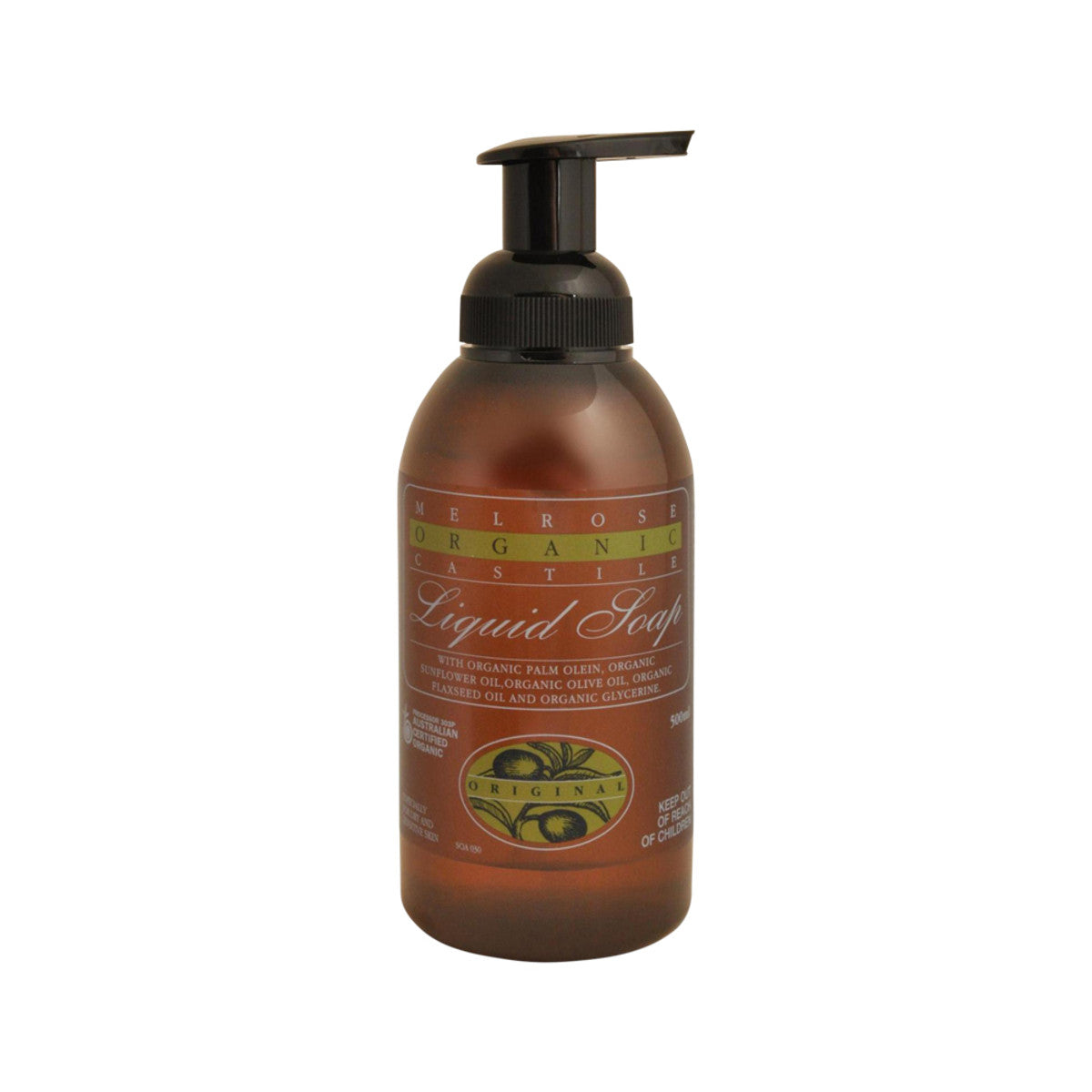 Melrose - Organic Castile Liquid Soap Original Pump