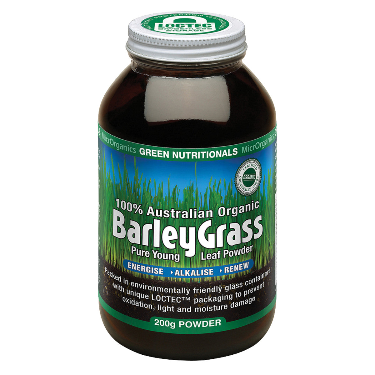 Green Nutritionals - Organic Australia Barleygrass Powder