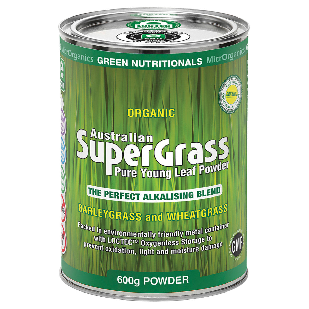 Green Nutritionals - Organic Australia Supergrass Powder