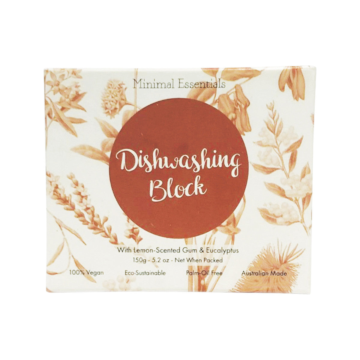 Minimal Essentials - Dishwashing Block with Lemon Scented Gum & Eucalyptus