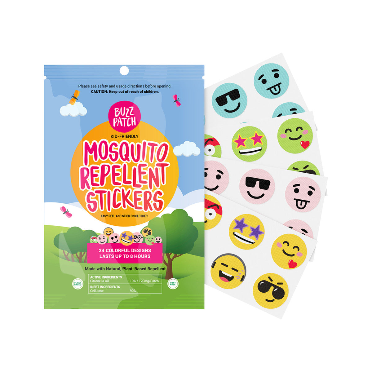 NATPAT (The Natural Patch Co.) - BuzzPatch Organic Mosquito Repellent Stickers