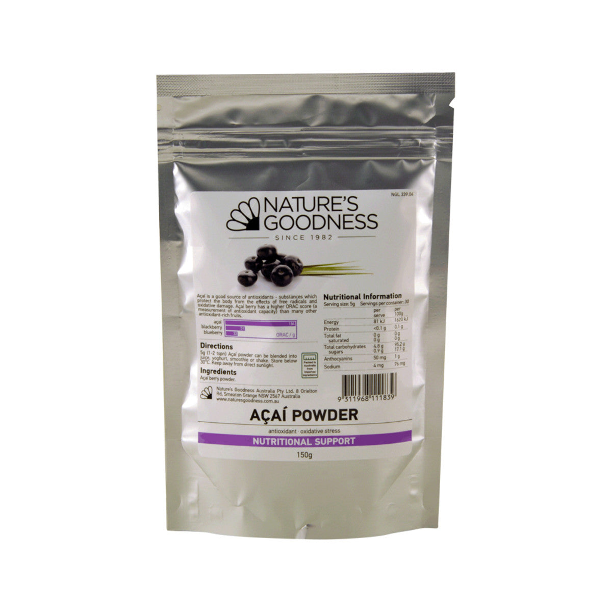 Nature's Goodness - Acai Powder