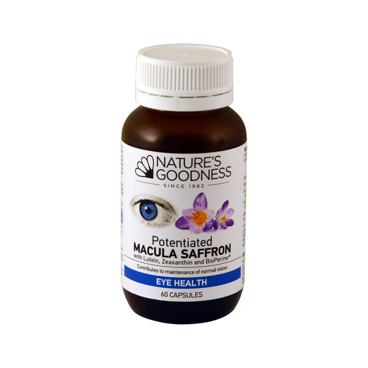Nat Goodness Potentiated Macular Saffron 60c