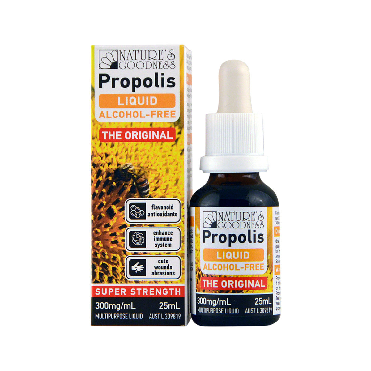 Nature's Goodness - Propolis Alcohol-Free Liquid (The Original) Super Strength 300mg/ml