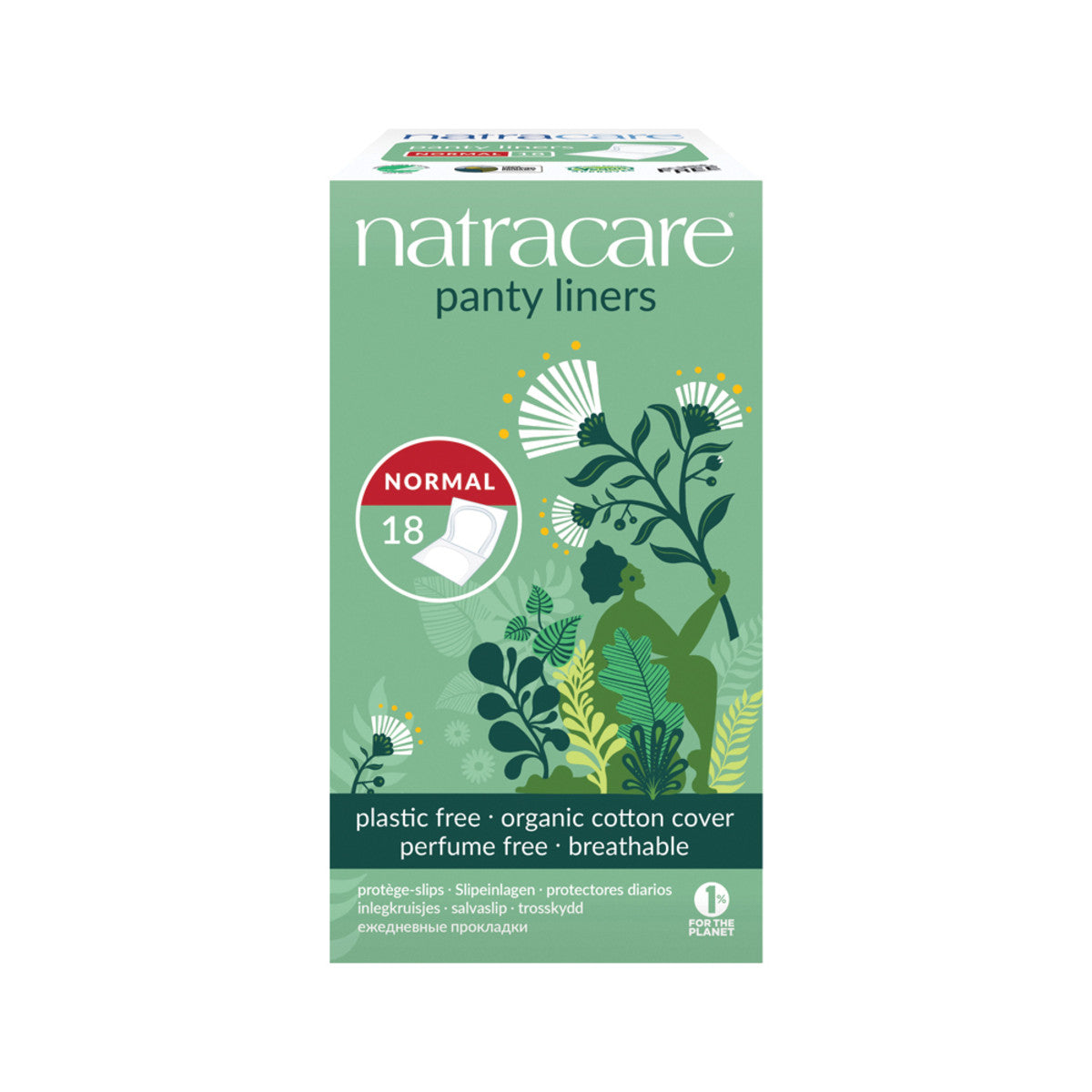 Natracare - Panty Liners Normal with Organic Cotton Cover