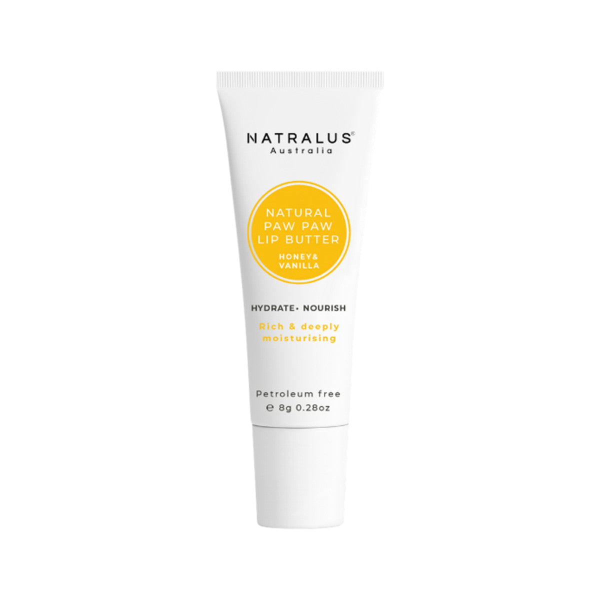 Natralus - Natural Paw Paw Lip Butter Honey and Vanilla