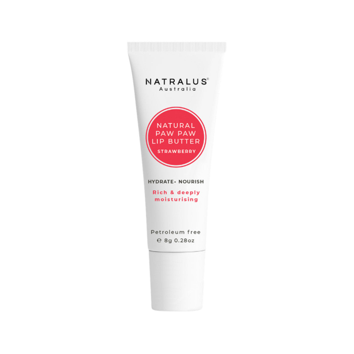 Natralus - Natural Paw Paw Lip Butter Strawberry