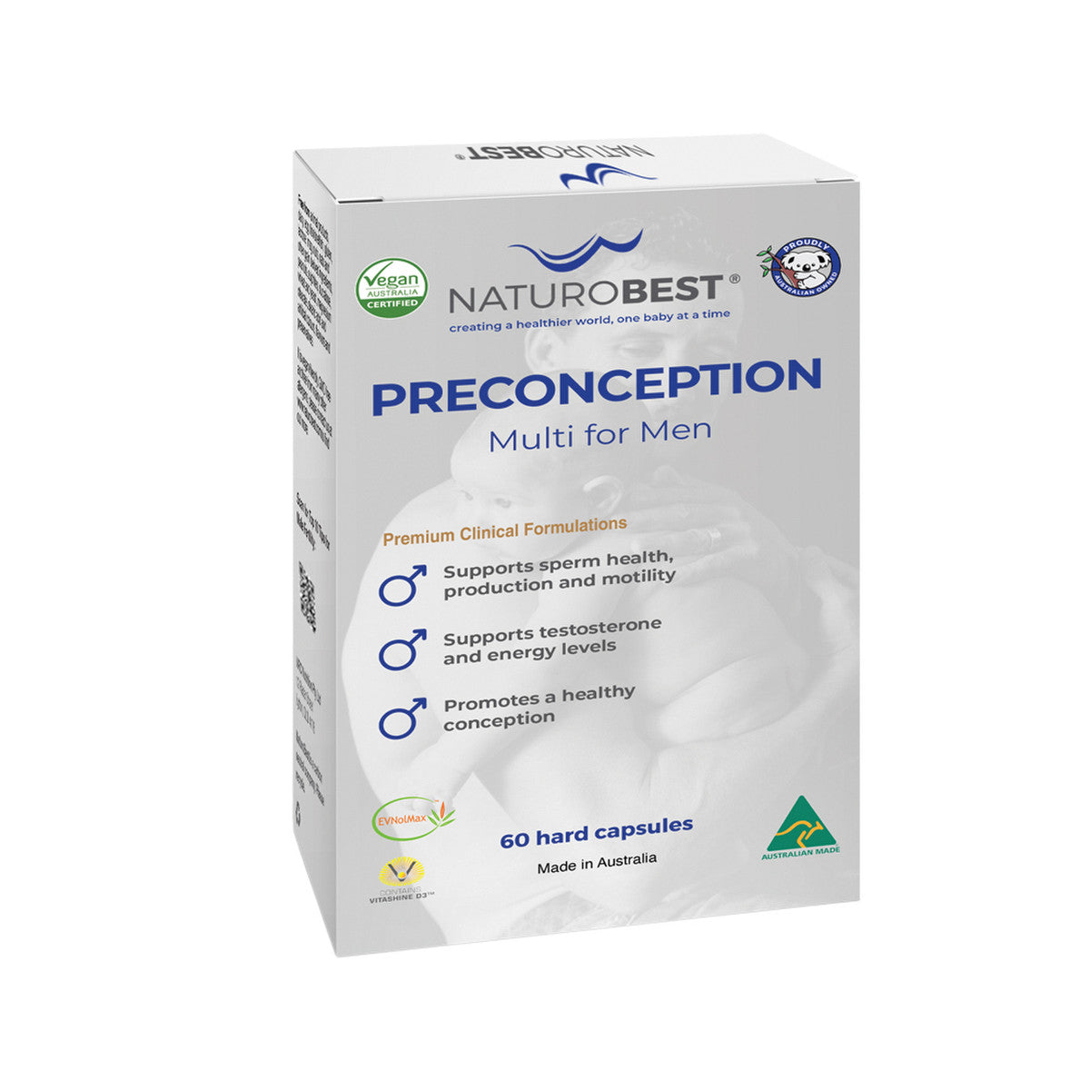 NATUROBEST PRECONCEPTION MULTI FOR MEN 60C