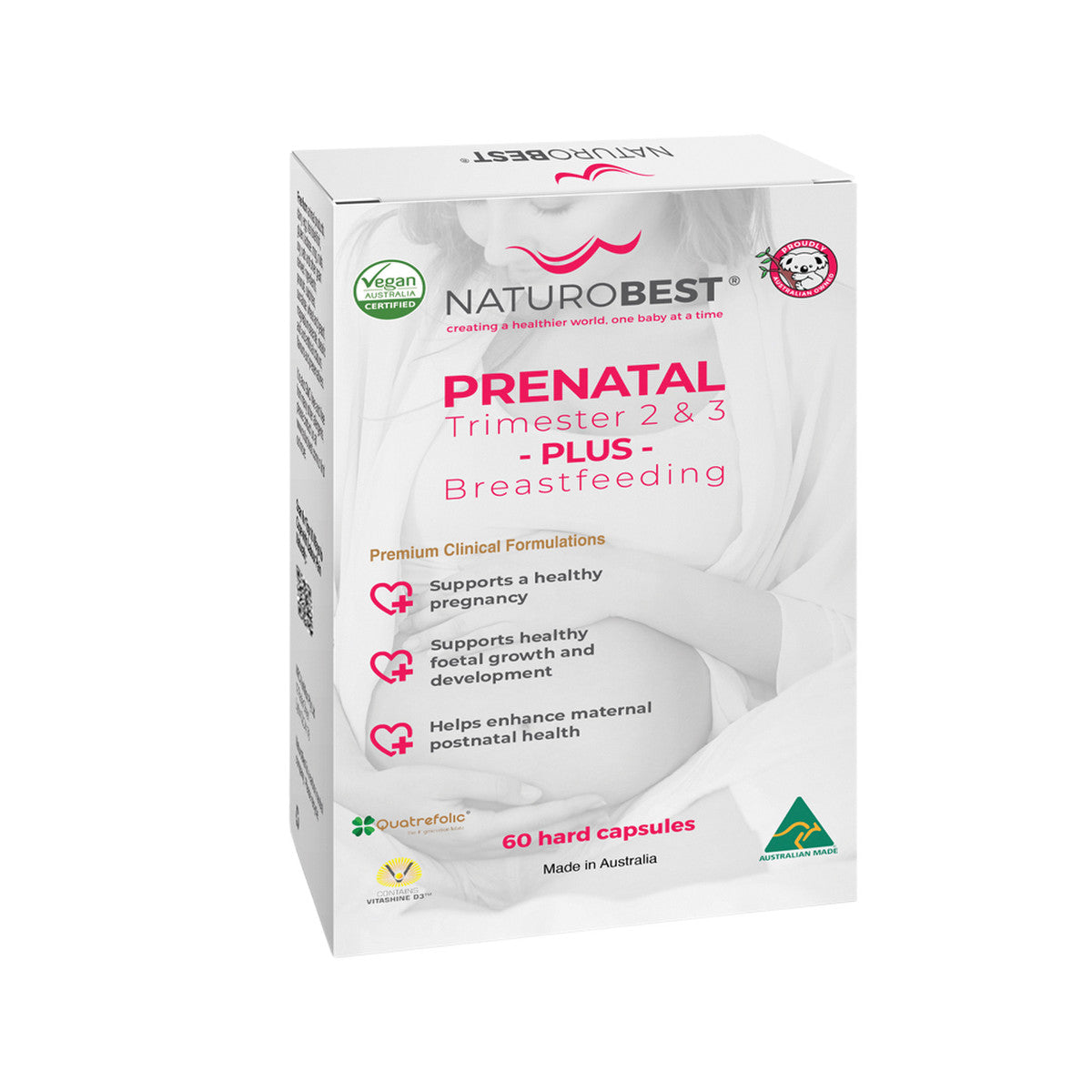 NATUROBEST PRENATAL TRIMESTER 2 AND 3 PLUS BREASTFEEDING 60C