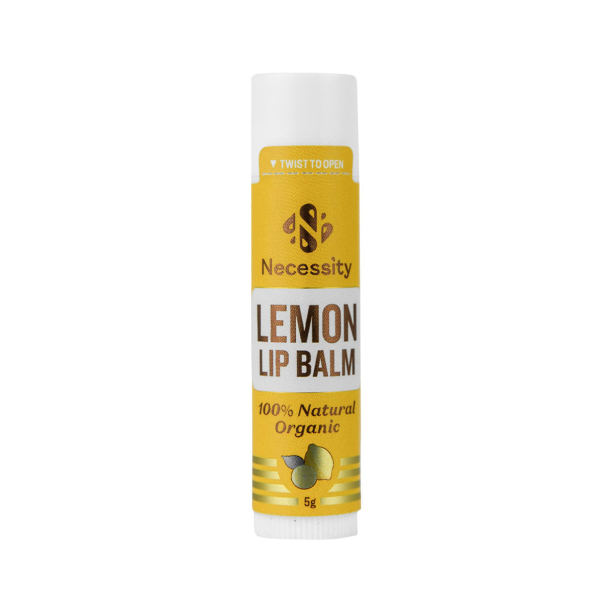 Necessity - Organic Lip Balm Lemon