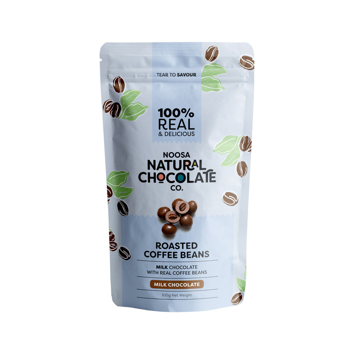 Noosa Natural Chocolate Co. - Milk Chocolate Roasted Coffee Beans