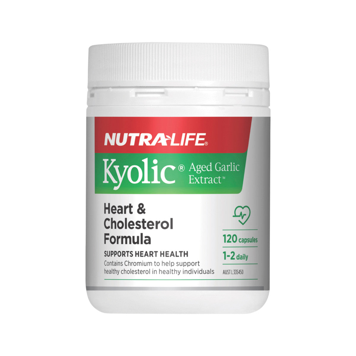 NutraLife - Kyolic (Aged Garlic Extract) Heart & Cholesterol Formula