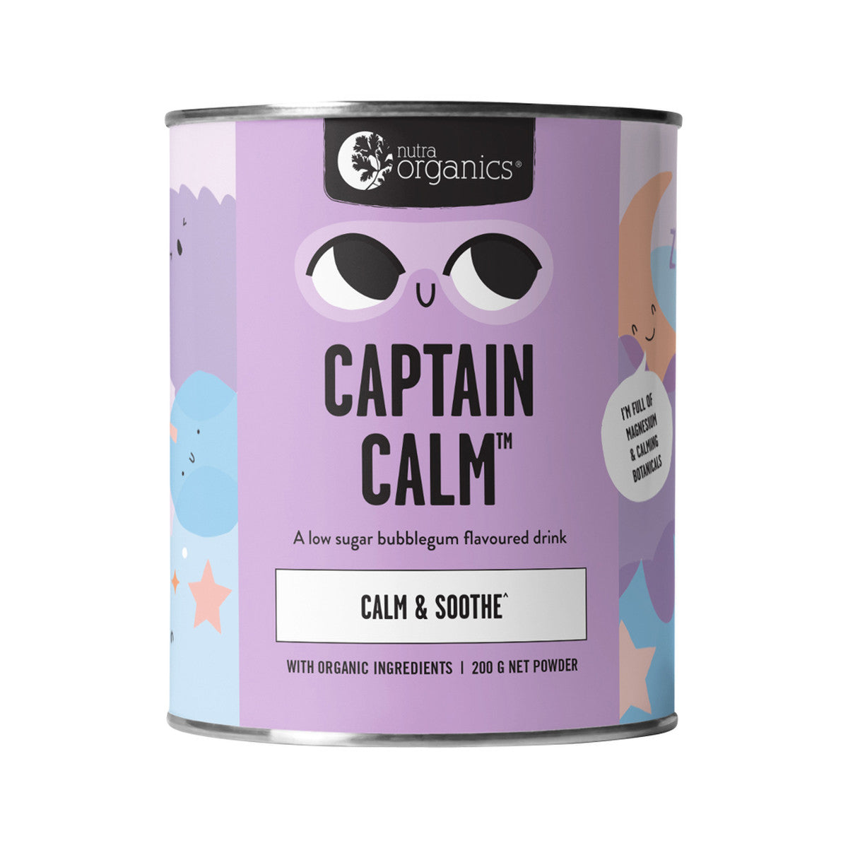 Nutra Organics - Captain Calm Bubblegum Flavour