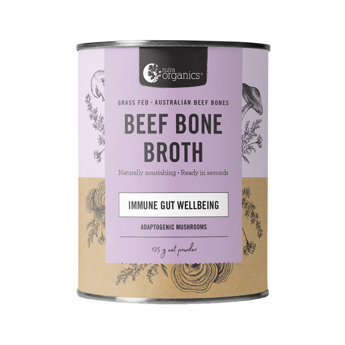 Nutra Organics - Bone Broth Beef 125g