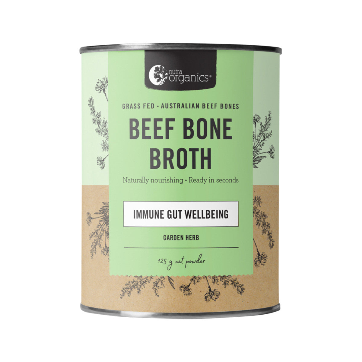 Nutra Organics - Bone Broth Beef 125g