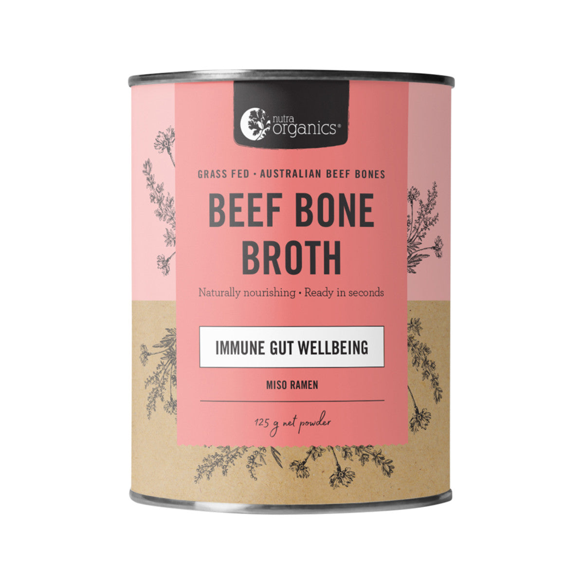 Nutra Organics - Bone Broth Beef 125g